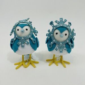 Featherly Friend Blue Bird Fractal Snowflake Sparkle Spritz WonderShop 2022